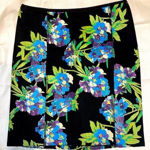 NWT Elizabeth and James tropical print skirt
